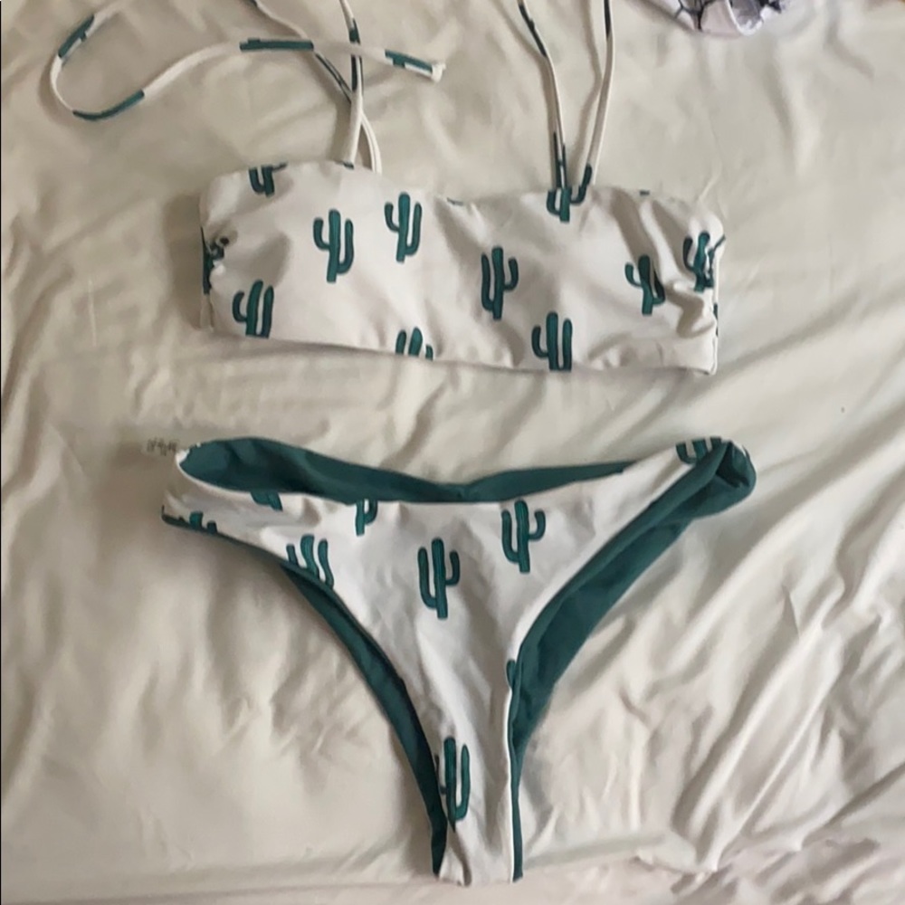 zaful cactus swimsuit